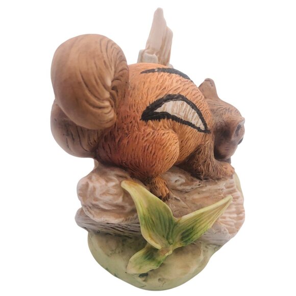 Vtg Homco Woodland Friends Chipmunk & Turtle Ceramic Hand Painted Figurine 8882 - Picture 5 of 11